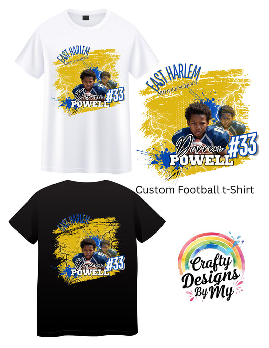 Custom Football T-Shirt